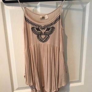 Spaghetti strap tank top